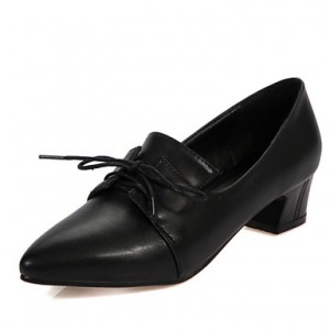 Women's Shoes Low Heels/Pointed Toe Heels/Oxfords Office & Career/Casual Black/Red/Silver/Gray