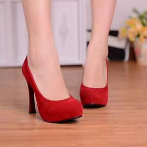 Women's Heels Leatherette Office & Career / Dress / Casual Stiletto Heel Others Black / Blue / Red