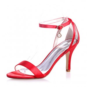 Women's Shoes Satin Stiletto Heel Open Toe Sandals Wedding/Party & Evening Shoes More Colors available